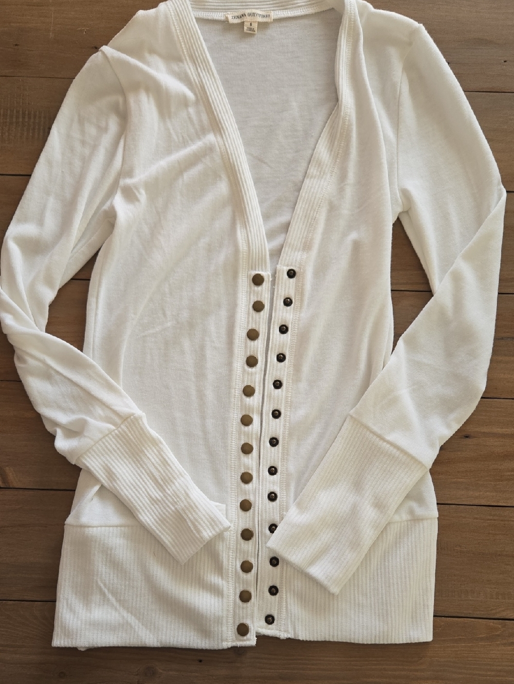 Snap-Front Cardigan